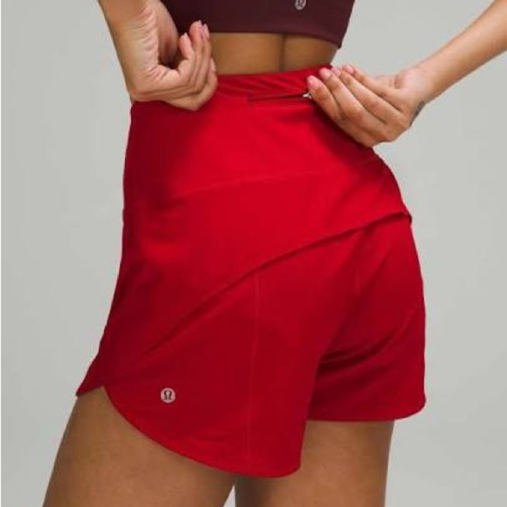 lululemon Speed Up High-Rise Lined Short Dark Red Size 8 *Custom